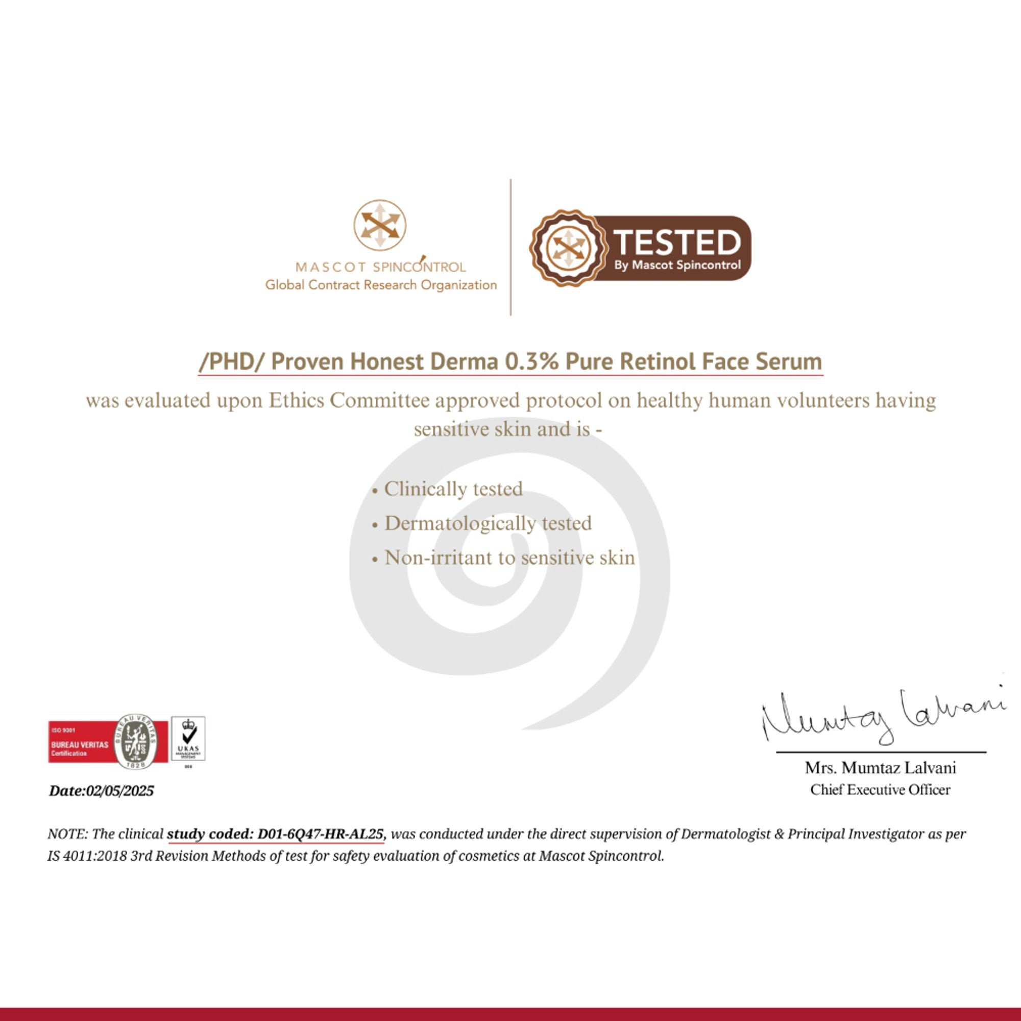 Proven Honest Derma (PHD) 0.3% Retinol Serum With Bakuchiol & Peptides - Distacart