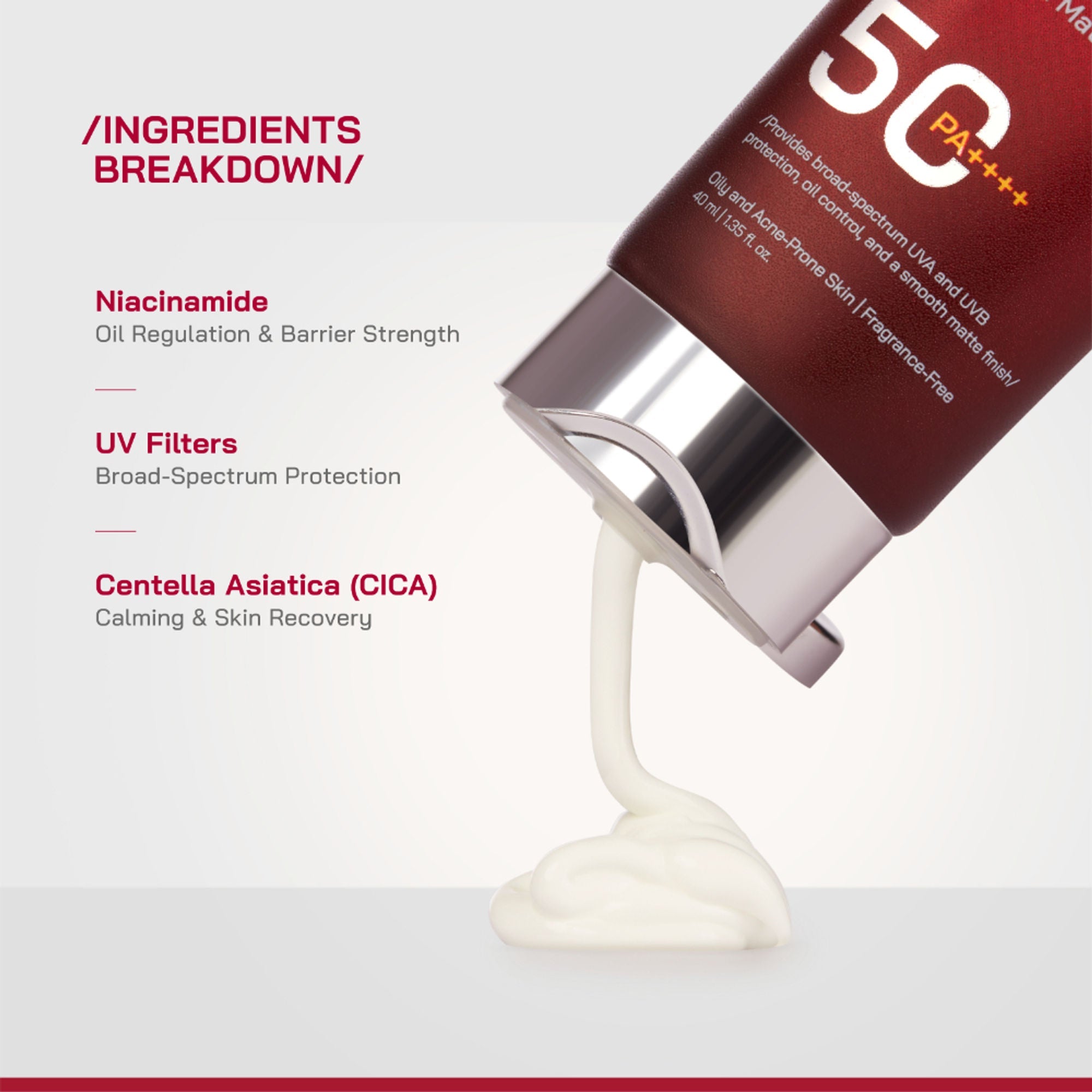 Proven Honest Derma (PHD) Niacinamide Oil-Free Sunscreen SPF 50 PA++++ - Distacart