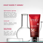 Proven Honest Derma (PHD) Niacinamide Oil-Free Sunscreen SPF 50 PA++++ - Distacart