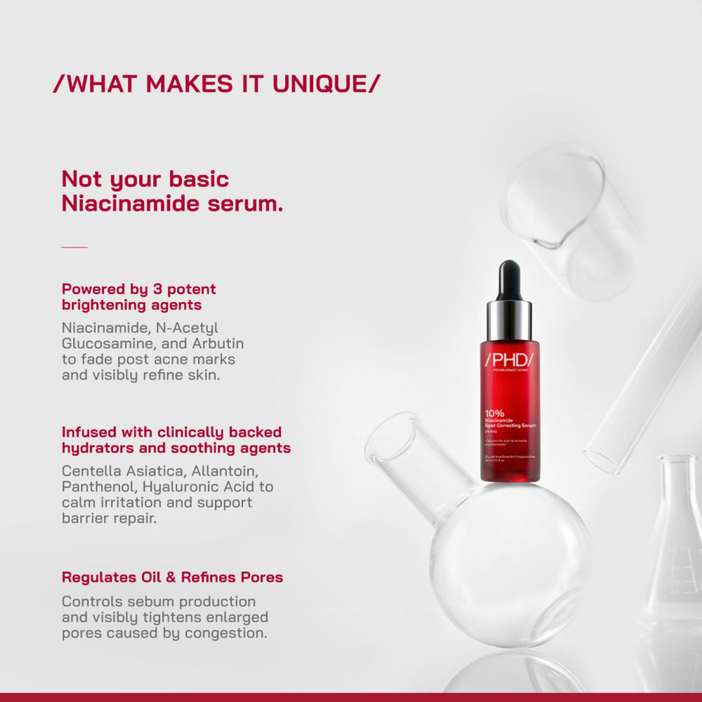 Proven Honest Derma (PHD) 10% Niacinamide Spot Correcting Serum - Distacart