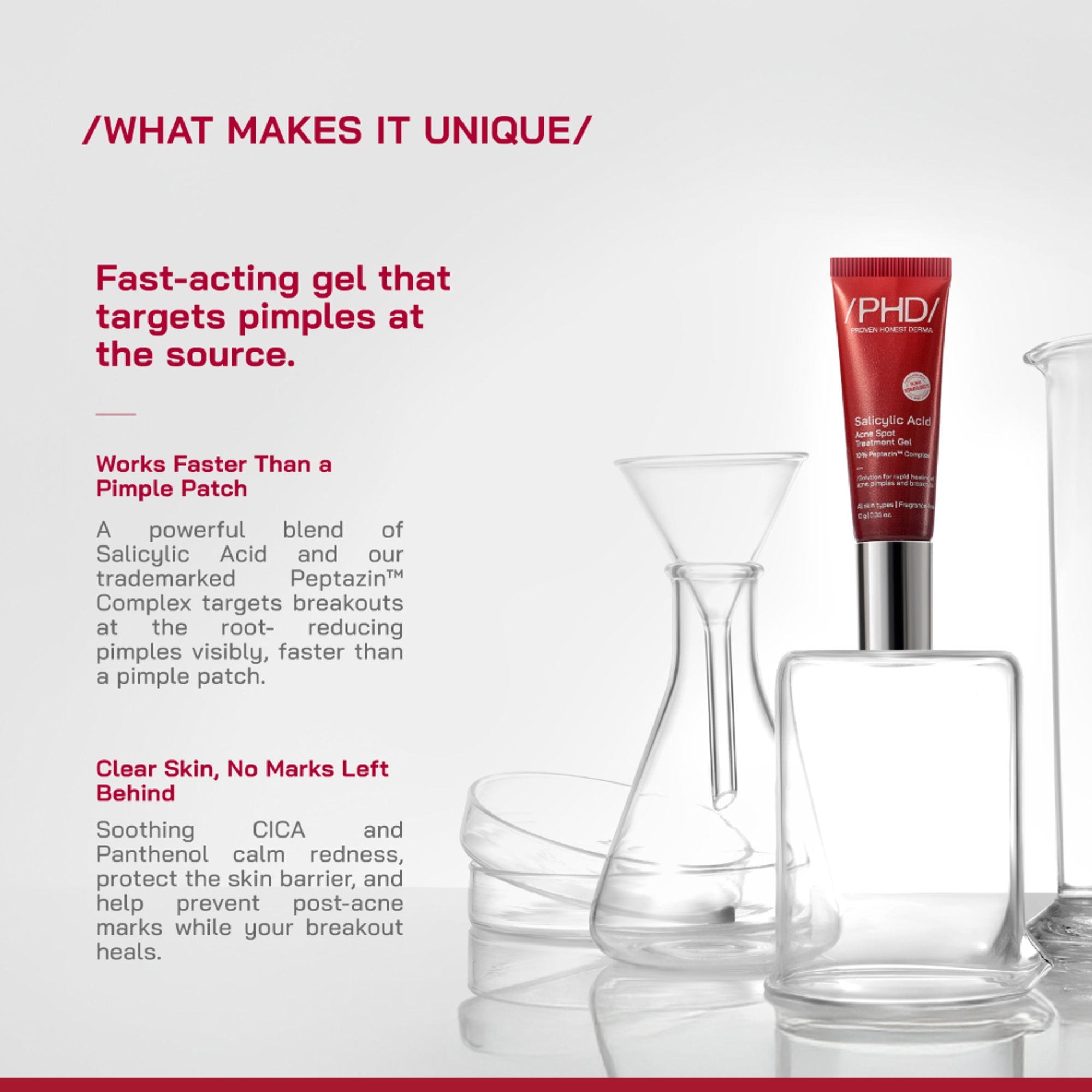 Proven Honest Derma (PHD) Salicylic Acid Acne Spot Gel - Distacart