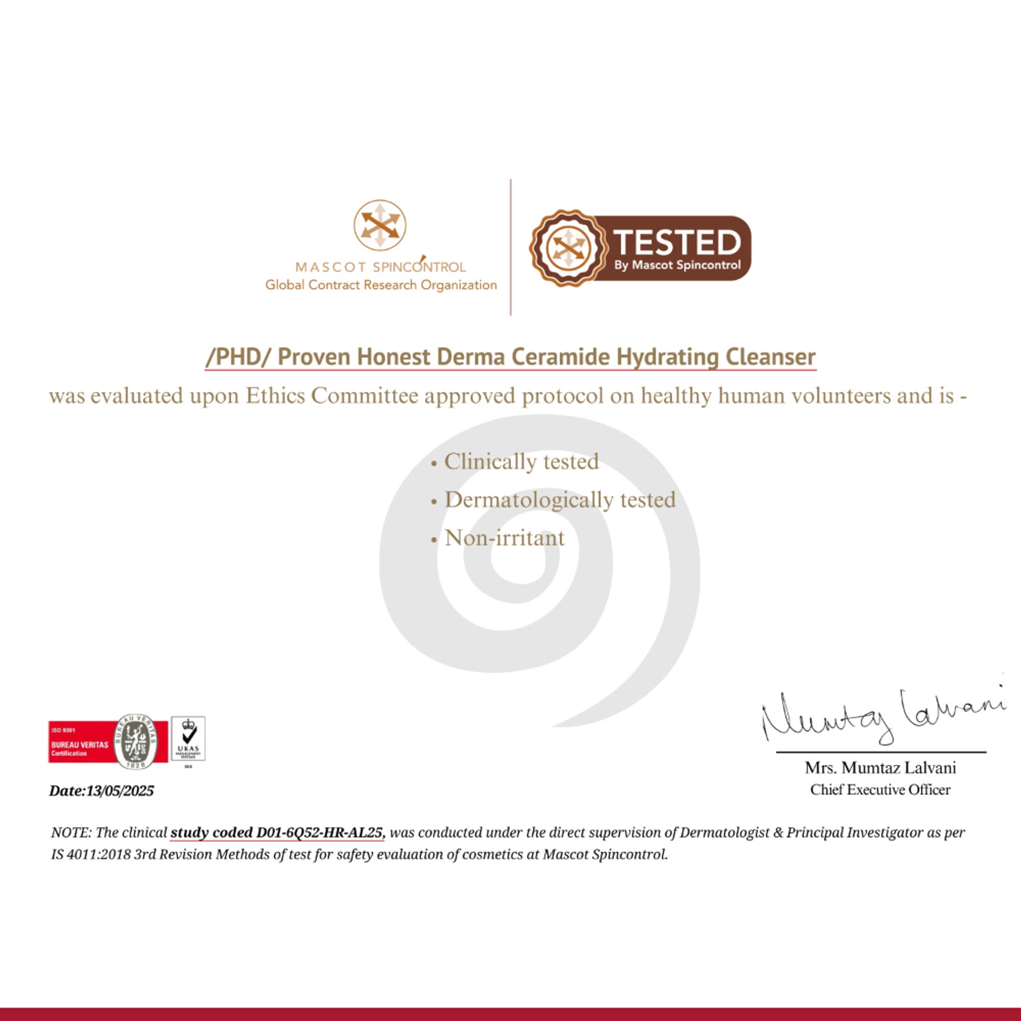 Proven Honest Derma (PHD) Ceramide Hydrating Cleanser