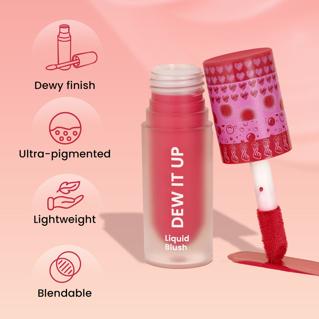 Swiss Beauty Dew It Up Liquid Blush - 1 Peach Fuzz - Distacart