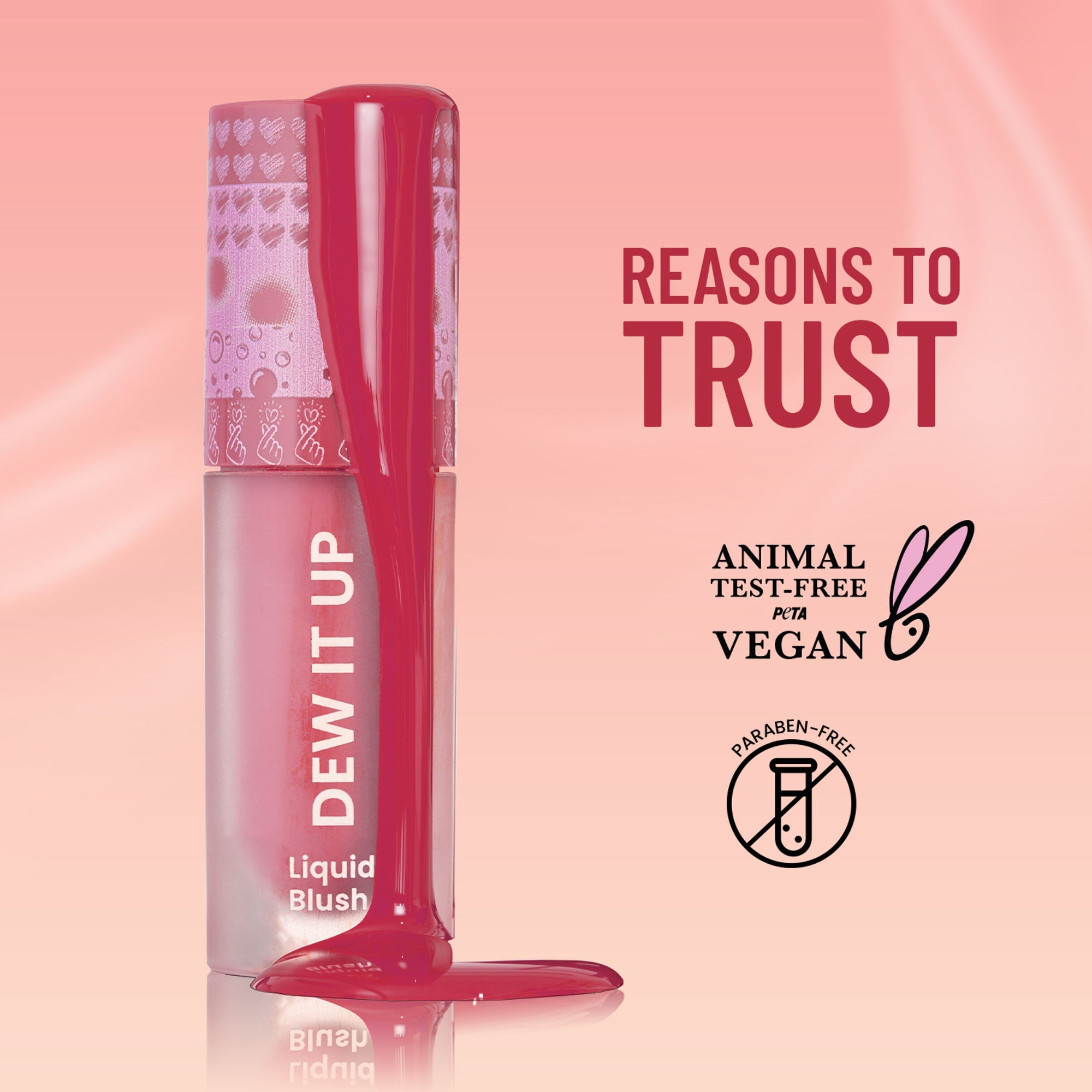 Swiss Beauty Dew It Up Liquid Blush - 1 Peach Fuzz - Distacart