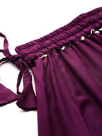 TAG 7 Women Flared Ethnic Palazzos