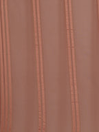 Saree Mall Brown Striped Mirror Work Saree - Distacart