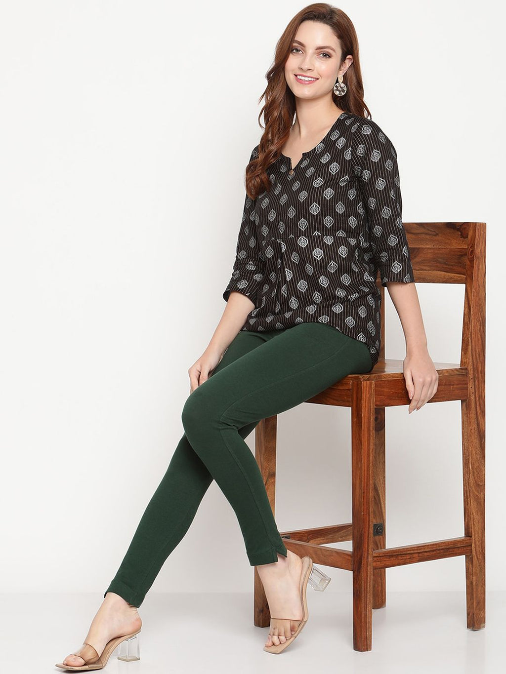 TAG 7 Women Pack of 2 Ankle-Length Leggings