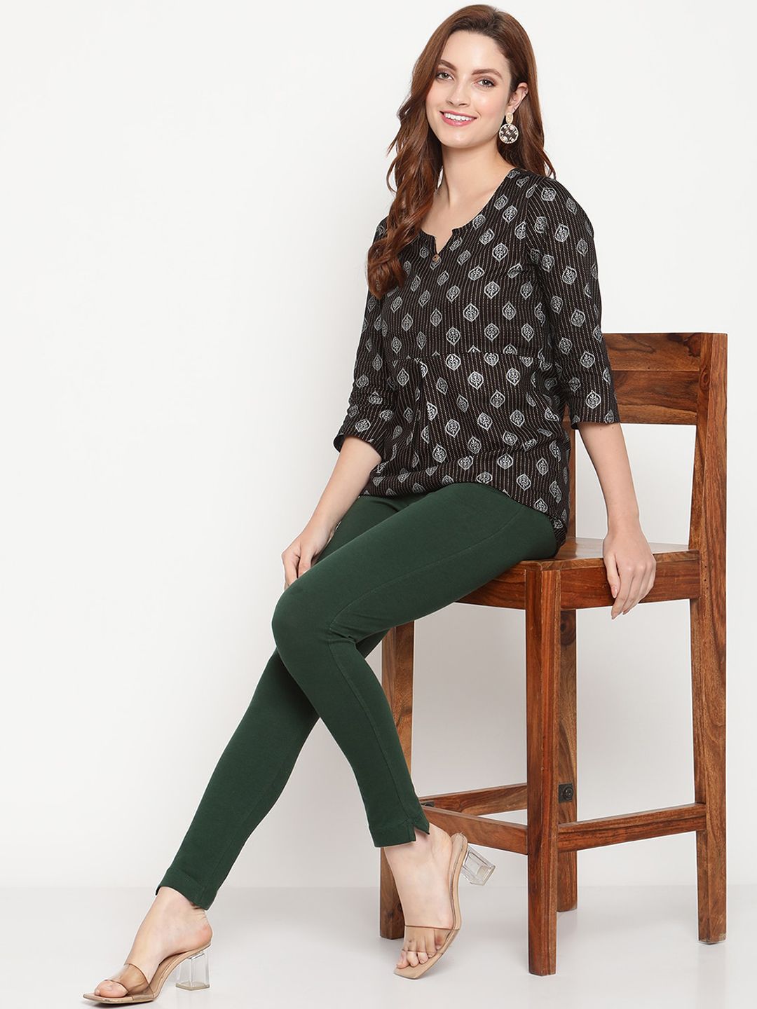 TAG 7 Women Pack of 2 Ankle-Length Leggings
