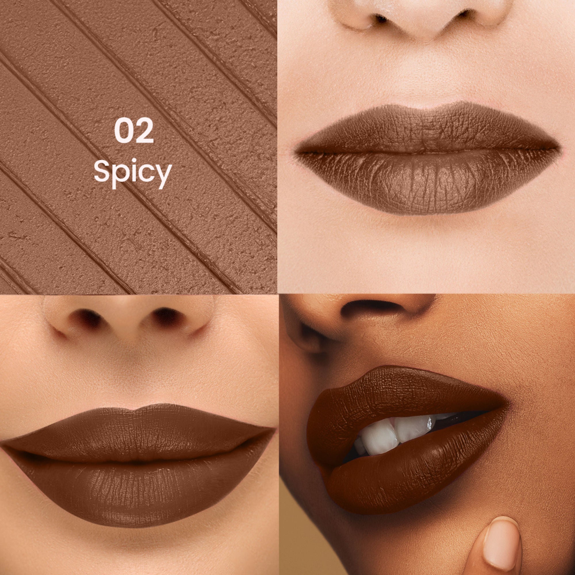 Swiss Beauty Stay All Day Lipstick - 02 Spicy - Distacart