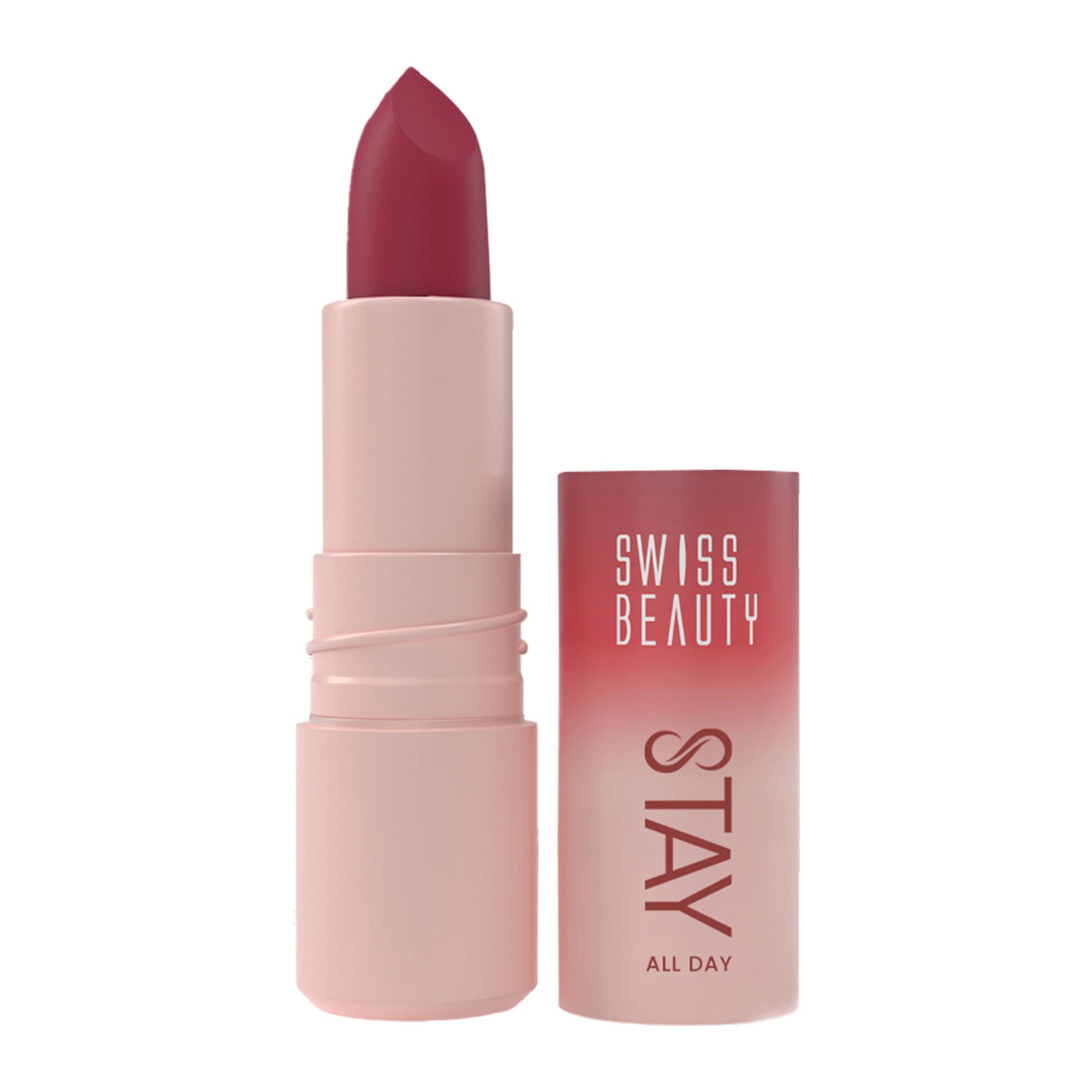 Swiss Beauty Stay All Day Lipstick - 03 Chirpy - Distacart