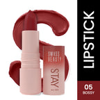 Swiss Beauty Stay All Day Lipstick - 05 Bossy