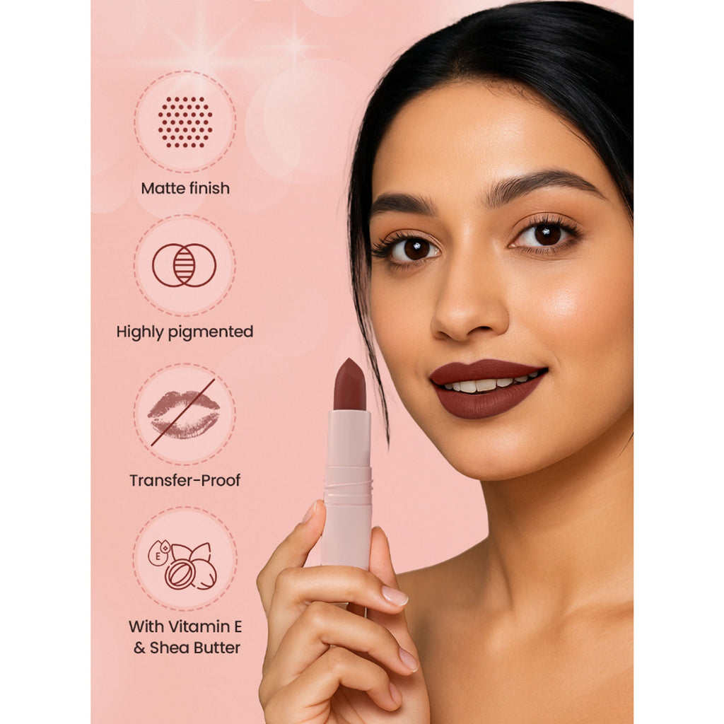 Swiss Beauty Stay All Day Lipstick - 09 Quirky - Distacart