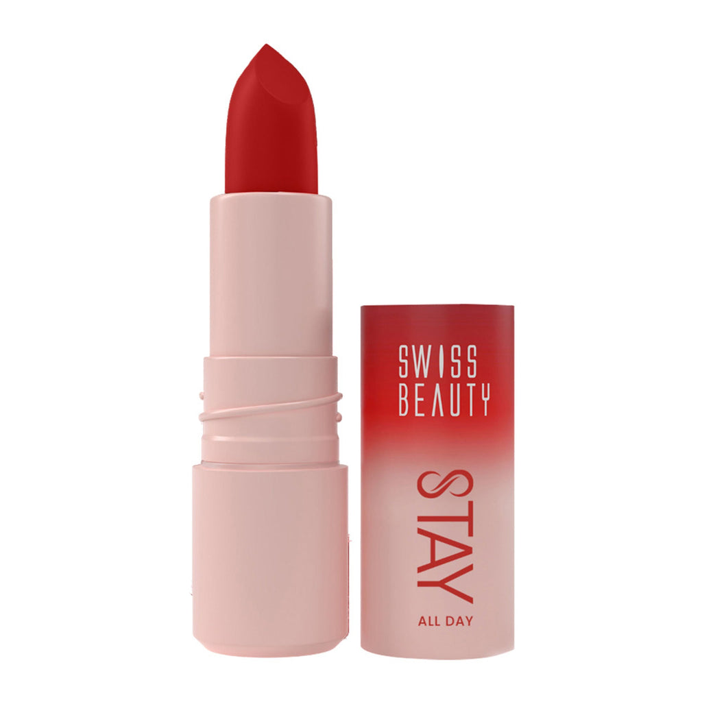 Swiss Beauty Stay All Day Lipstick - 11 Choosy - Distacart