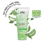 Nykaa Skin Happy Heels 20%Urea, 2%Lactic Acid Foot Cream-Dry & Cracked Feet - Tea Tree & Aloe Vera