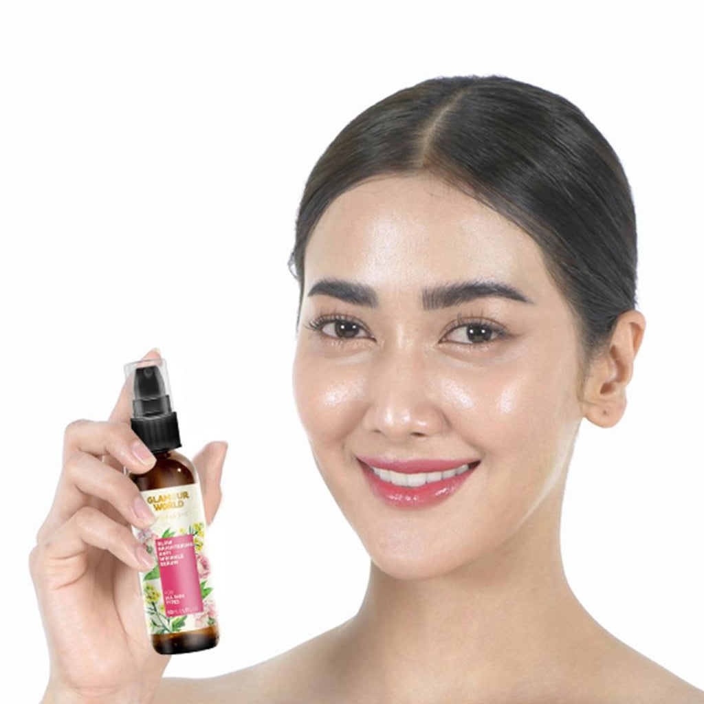 GLAMOUR WORLD AYURVEDIC Glow Brightening Anti Wrinkle Serum - Distacart