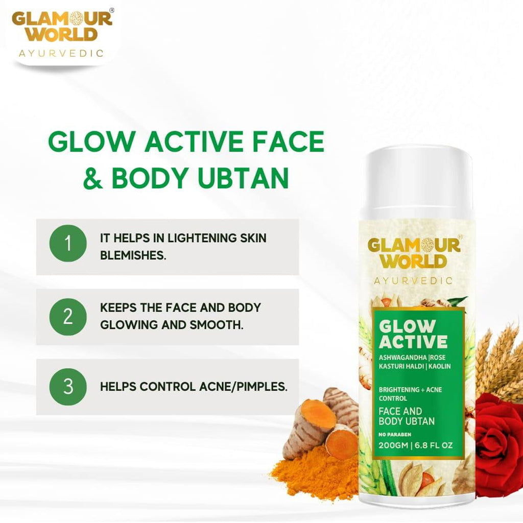 GLAMOUR WORLD AYURVEDIC Glow Active - Distacart