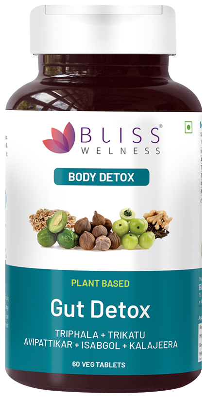 bliss welness gut detox veg tablet