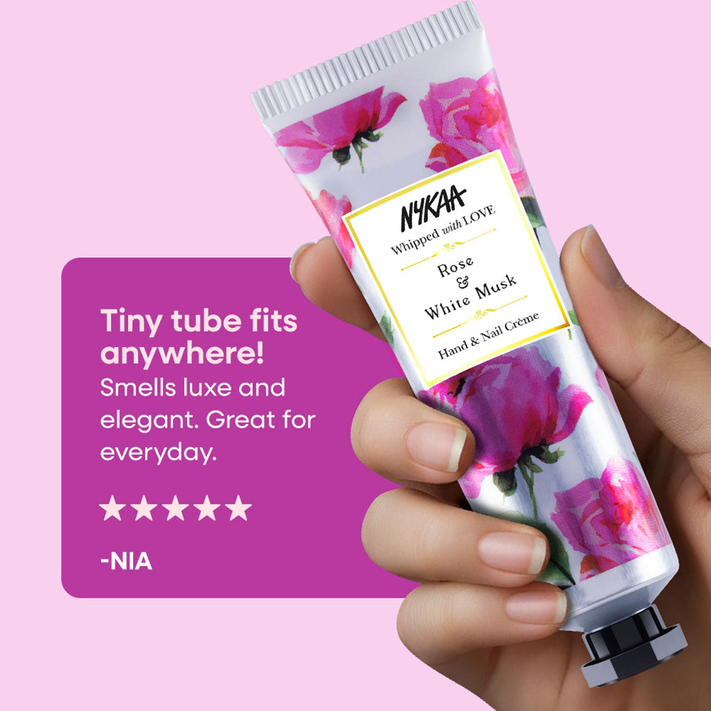 Wanderlust Hand & Nail Creme - Rose & White Musk - Distacart