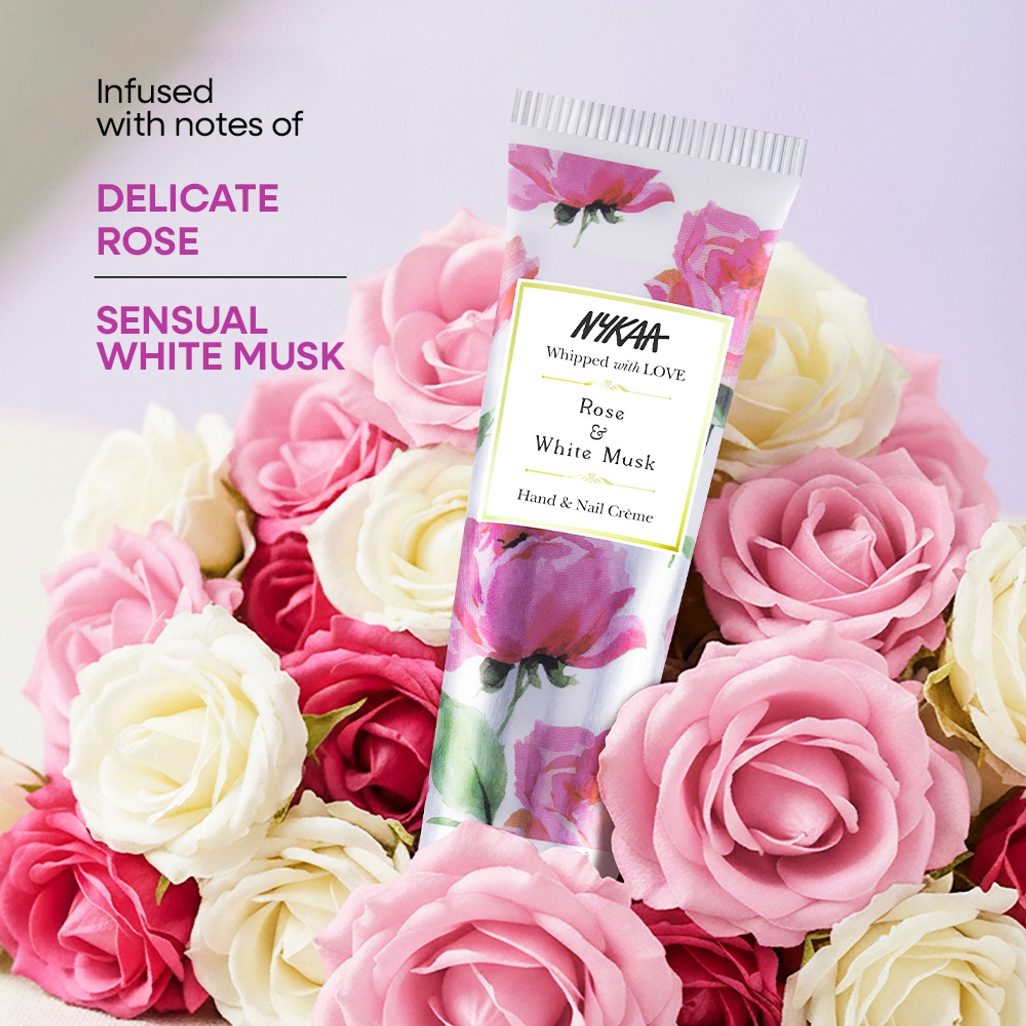 Wanderlust Hand & Nail Creme - Rose & White Musk - Distacart
