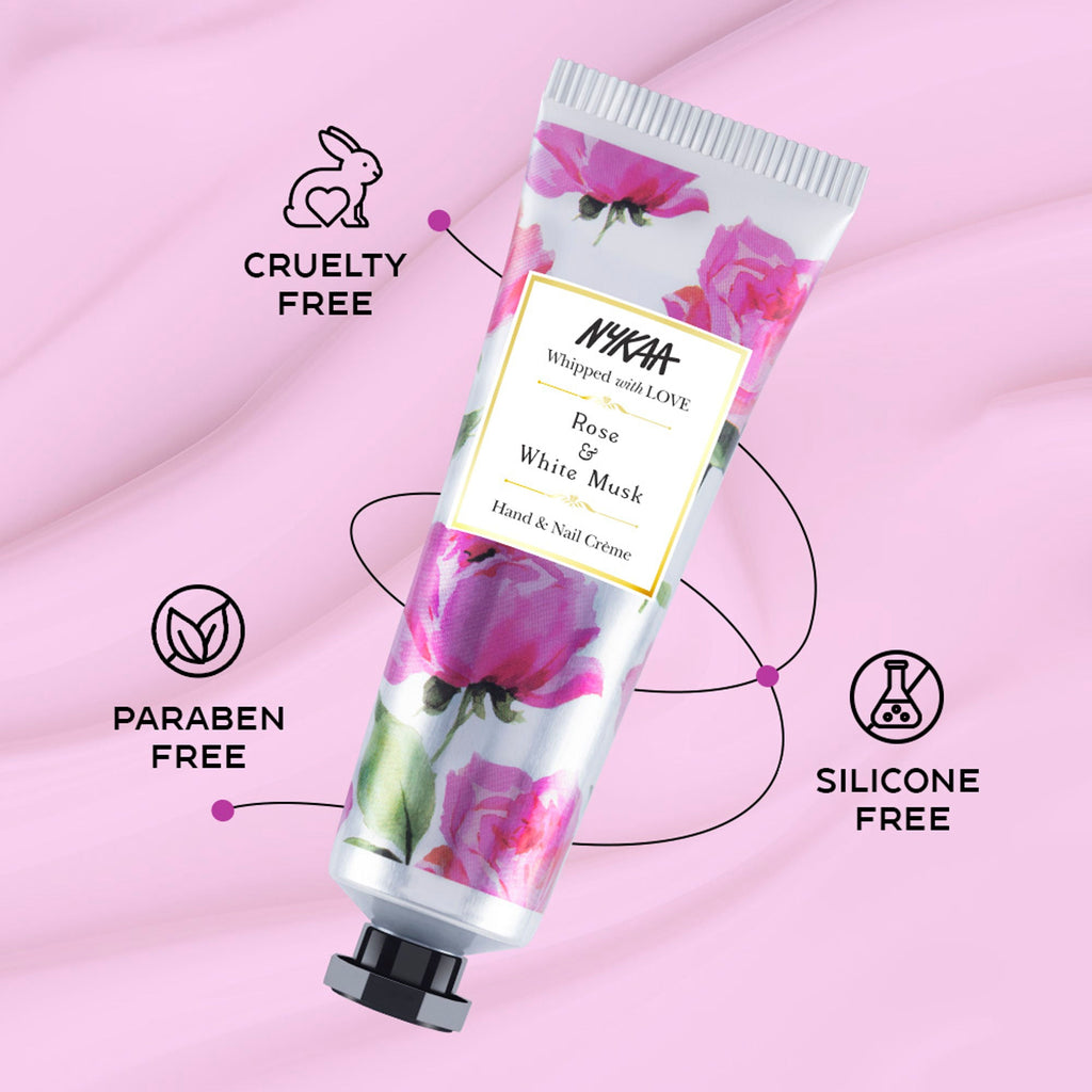 Wanderlust Hand & Nail Creme - Rose & White Musk - Distacart