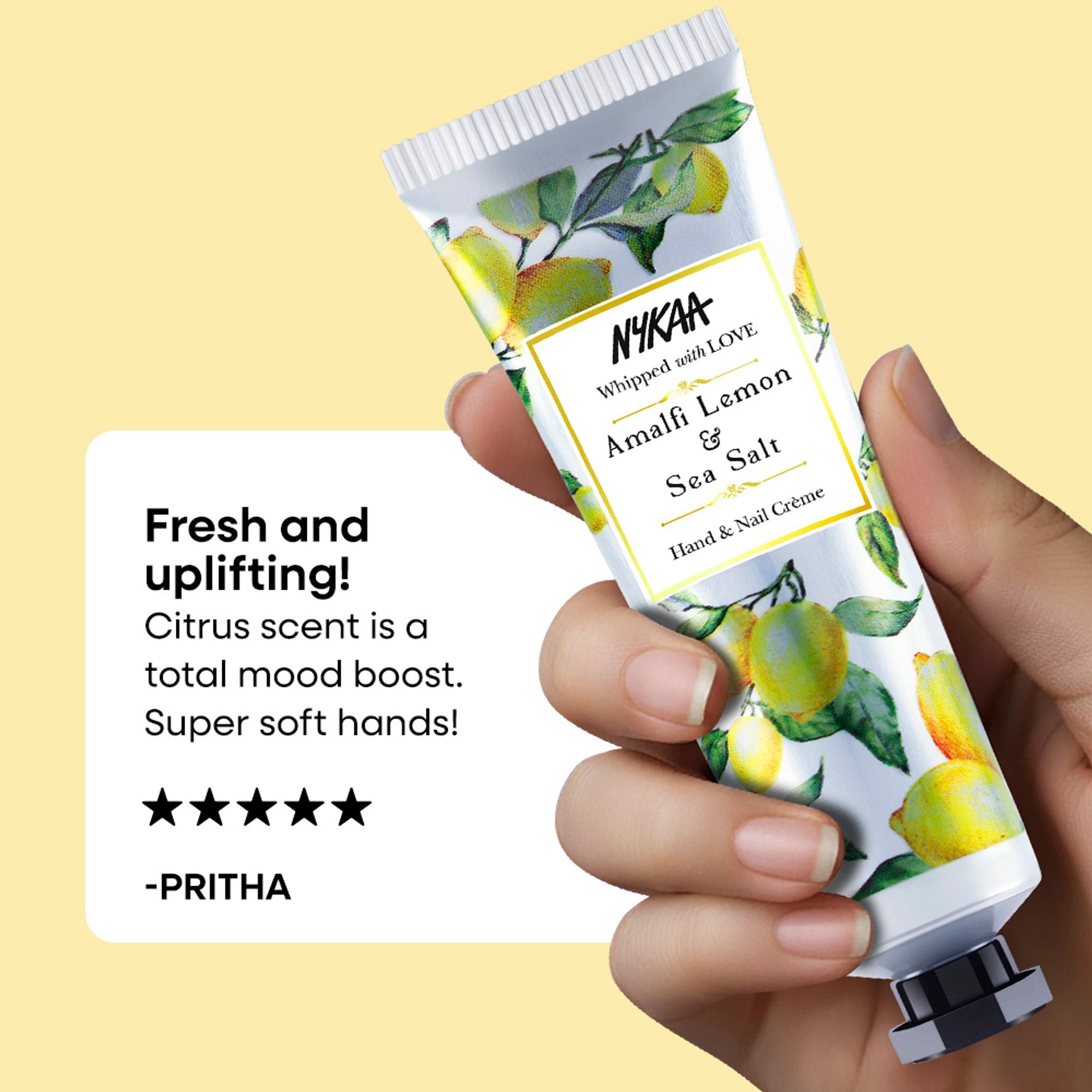 Wanderlust Hand & Nail Creme - Amalfi Lemon & Sea Salt - Distacart
