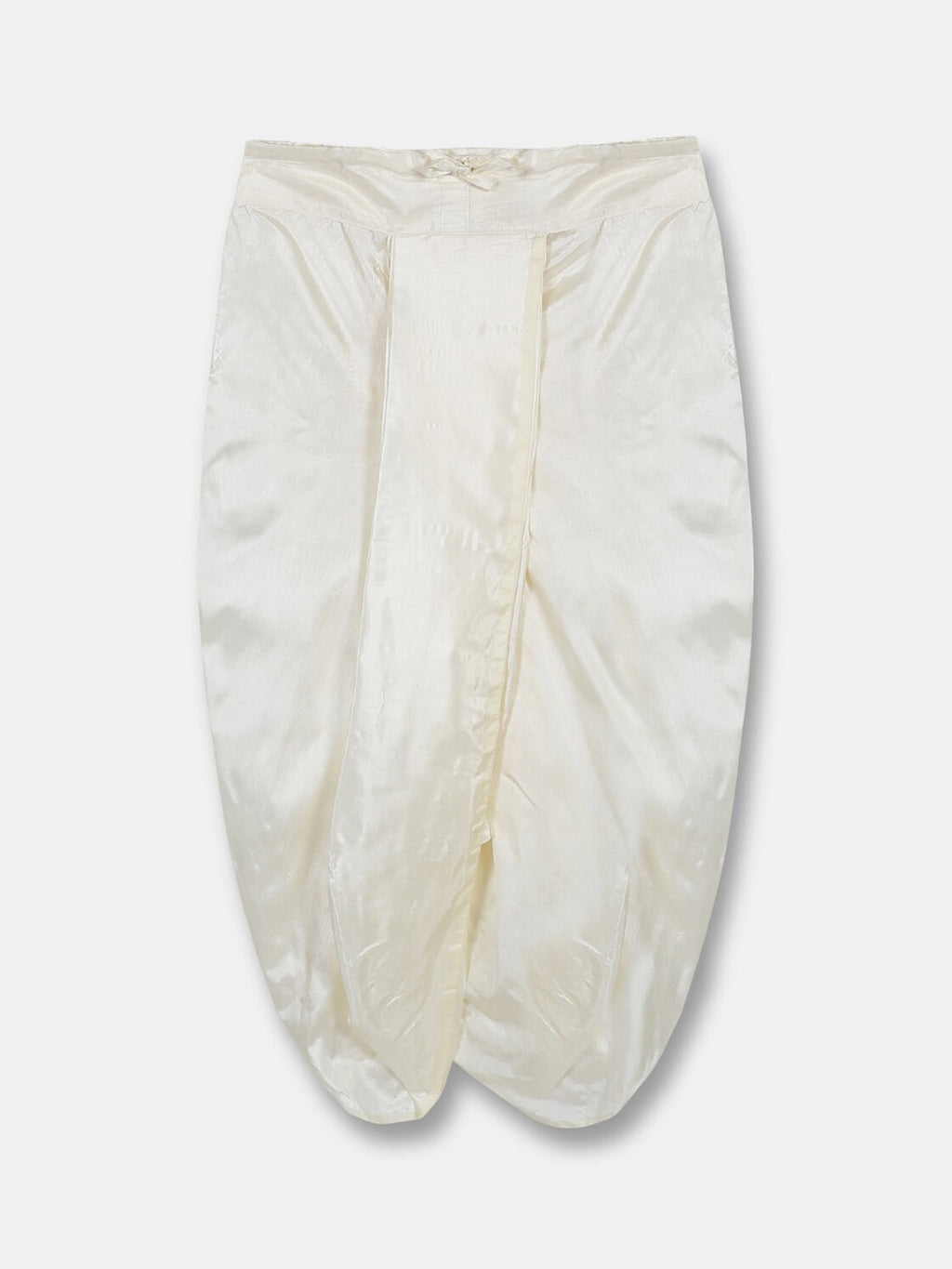 Sethukrishna Boys Pink & White Solid Shirt with Veshti Set