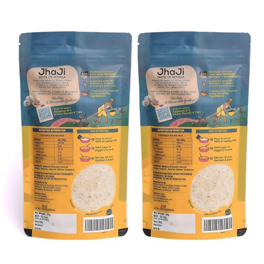 Jhaji Store Homemade Makhana Kheer Instant Mix