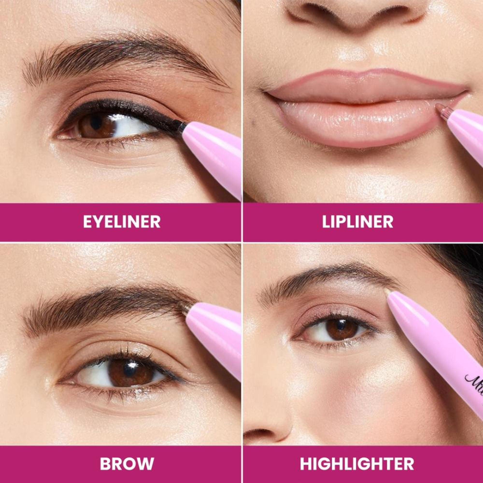 Milagro Beauty On-The-Go 4 In 1 Makeup Pen