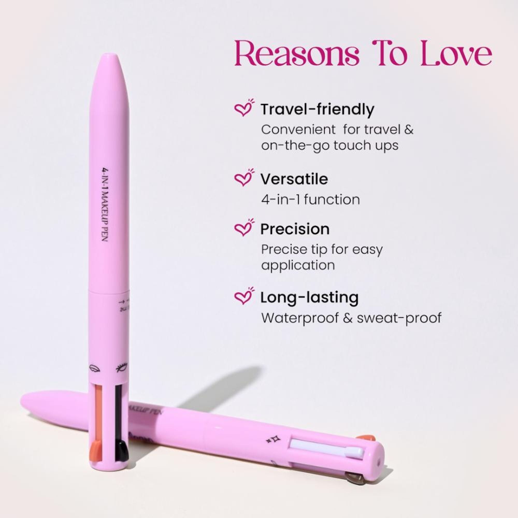 Milagro Beauty On-The-Go 4 In 1 Makeup Pen