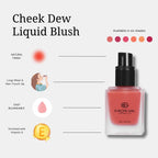Europe Girl Cheek Dew Liquid Blush - EG-02 Cherry