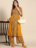 All About You Women Printed Regular Kurta with Palazzos