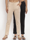 TAG 7 Women Pack of 2 Wool Blend Ankle-Length Leggings Pants