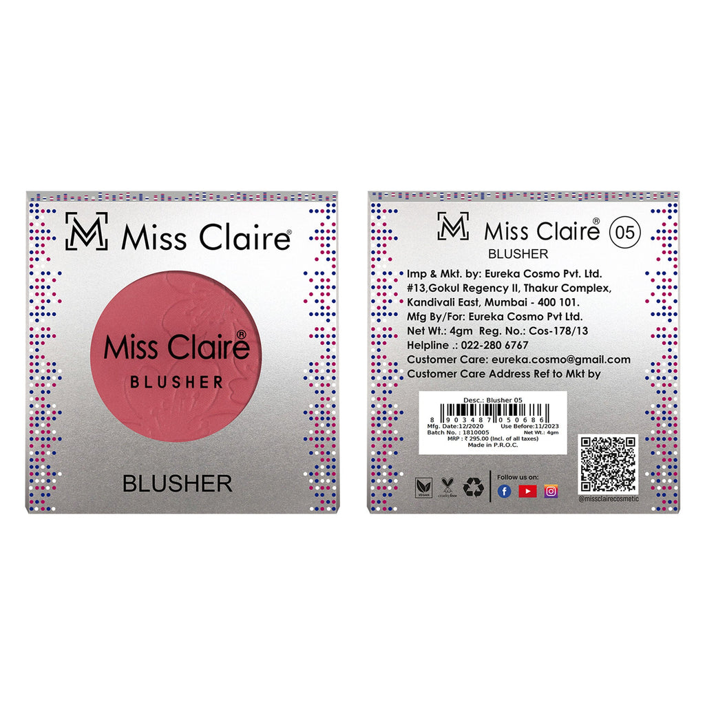 Miss Claire Round Blusher - 5 - Distacart