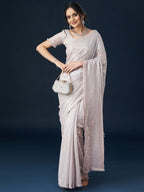 kasee Sequinned Embellished Saree - Distacart