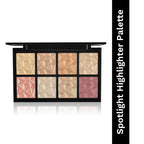 PAC Studio Spotlight Highlighter Palette - Highly Pigmented Silky Smooth Texture, Radiant Glow in One Swipe