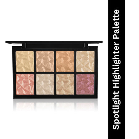 PAC Studio Spotlight Highlighter Palette - Highly Pigmented Silky Smooth Texture, Radiant Glow in One Swipe
