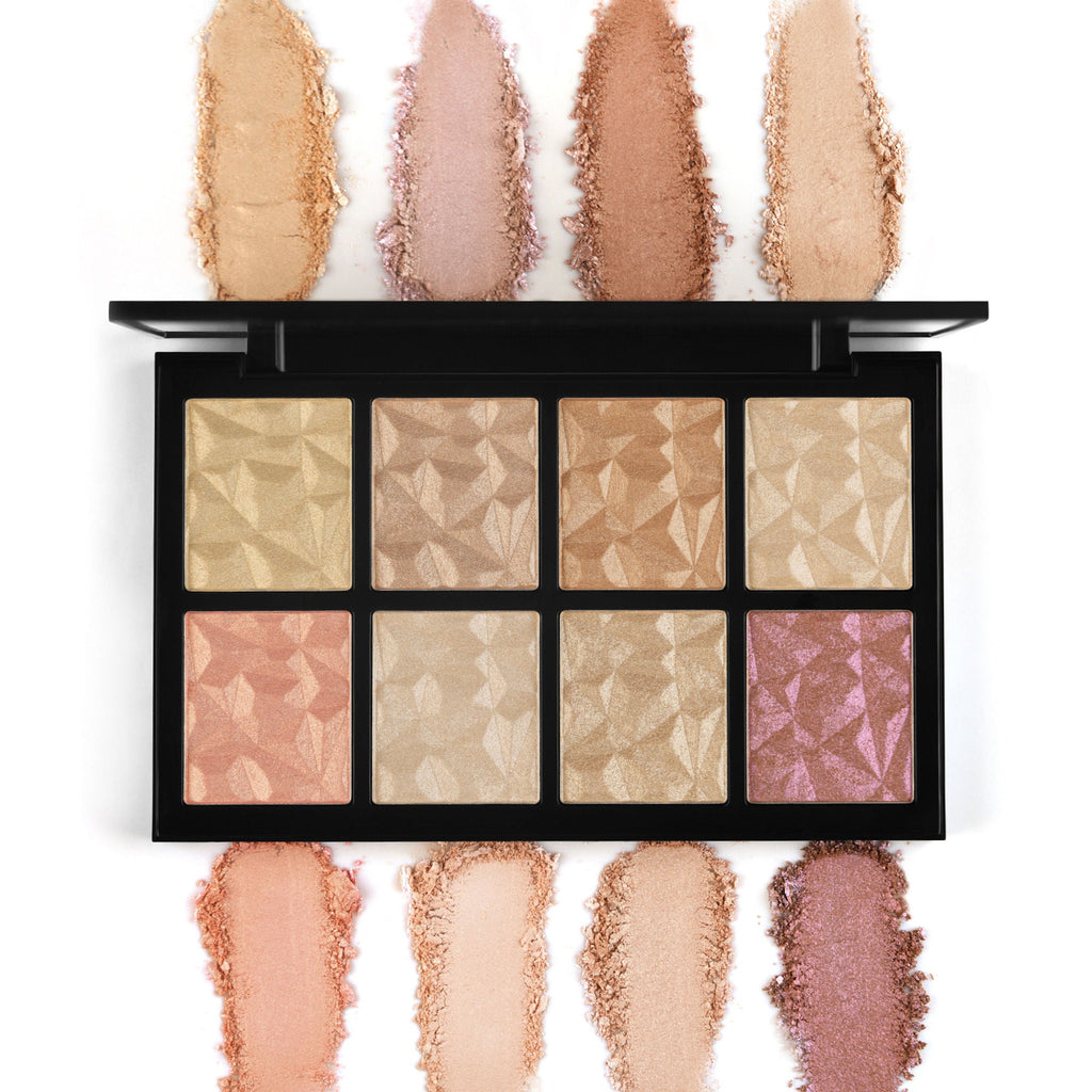 PAC Studio Spotlight Highlighter Palette - Highly Pigmented Silky Smooth Texture, Radiant Glow in One Swipe