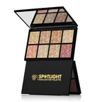PAC Studio Spotlight Highlighter Palette - Highly Pigmented Silky Smooth Texture, Radiant Glow in One Swipe