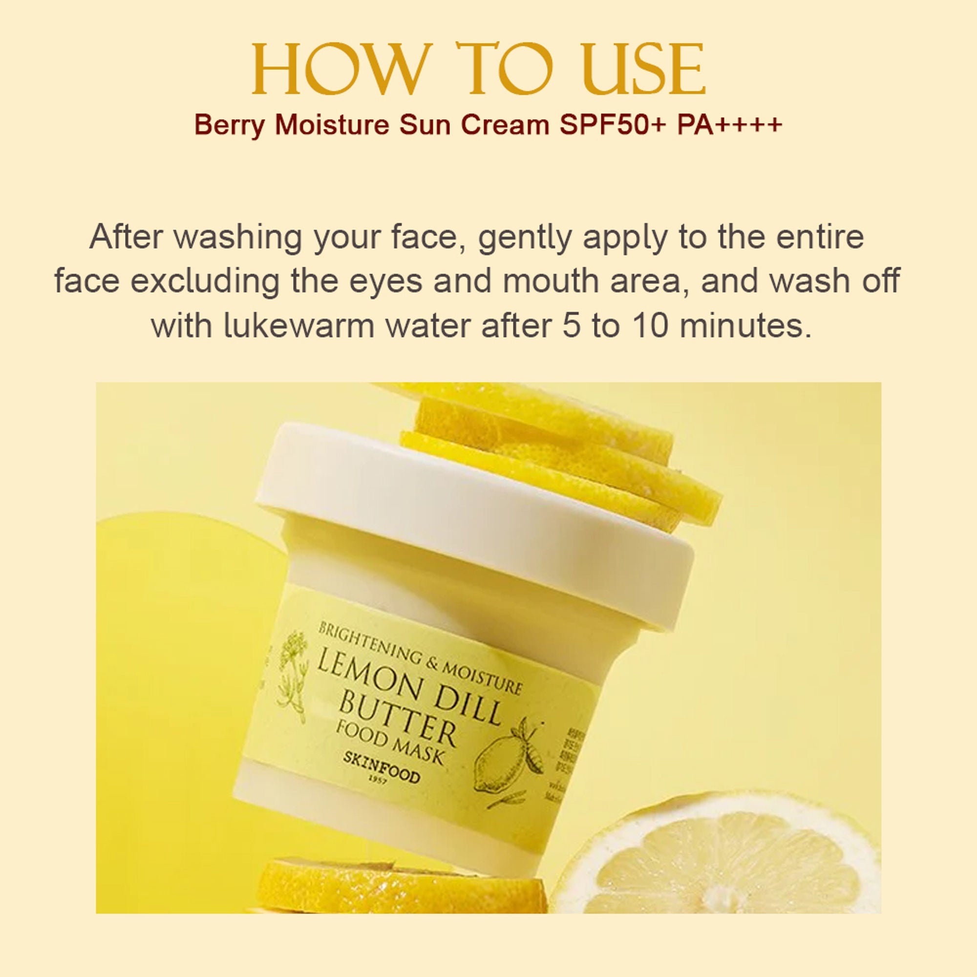 Skinfood Lemon Dill Butter Food Mask
