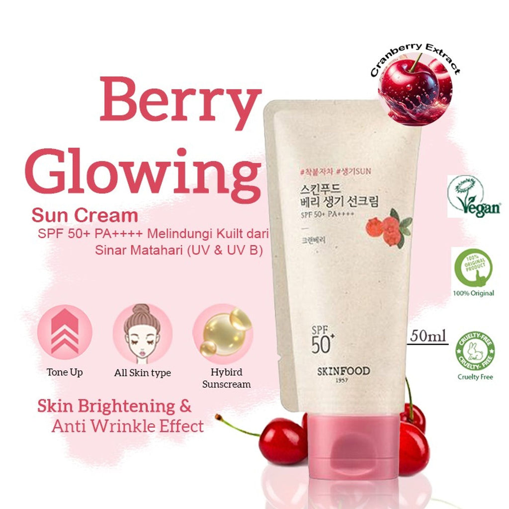 Skinfood Berry Glowing Sun Cream SPF 50+ PA++++