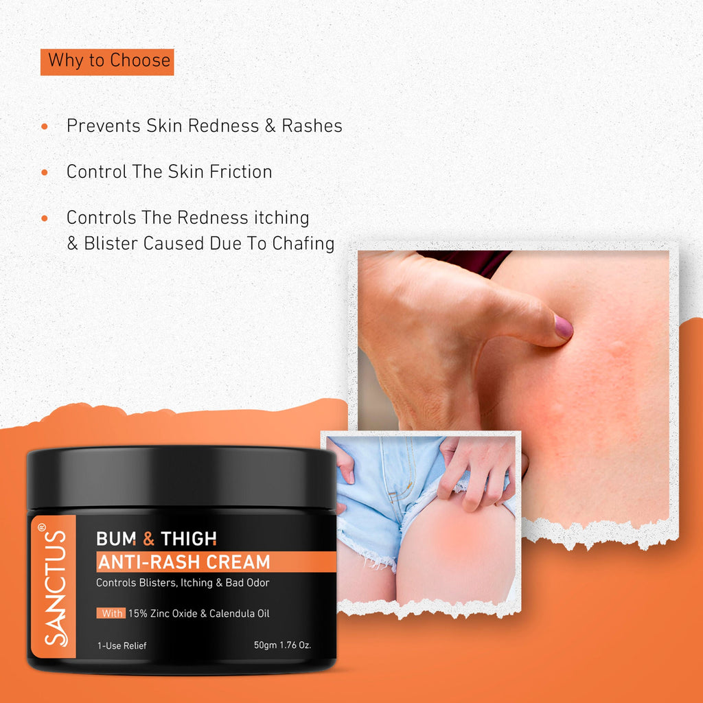 SANCTUS Bum & Thigh Anti-Rash Cream - Distacart