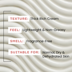 Hyphen By Kriti Sanon 10% Heartleaf & 7% Ceramides-Nmf Face Cream Moisturizer Rich Pillow Cream