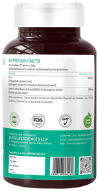 bliss welness weight management cla carb controller green coffee bean extract veg tablet