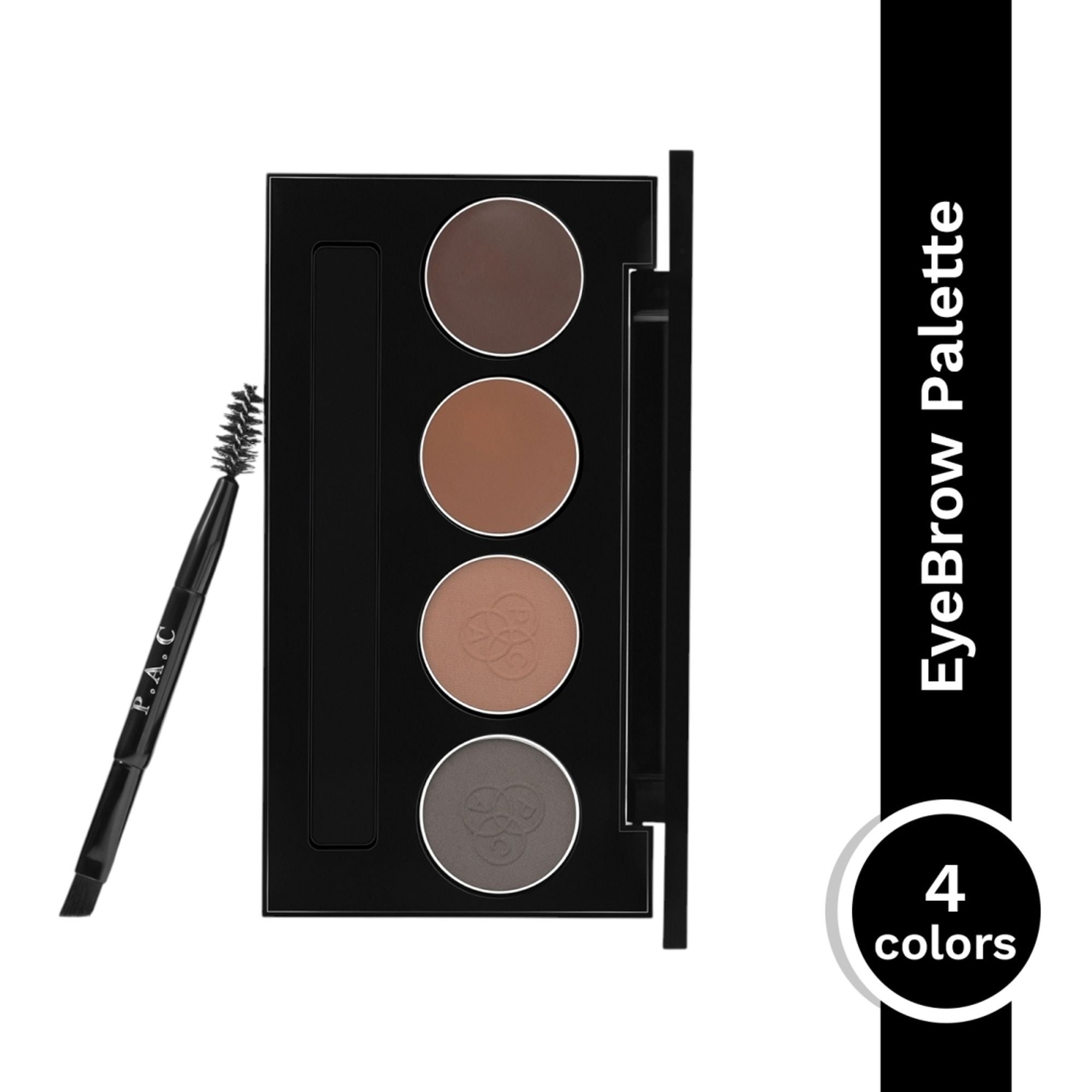 PAC Studio SuperBrowww Palette X4 01 Arch My Brows -Cream & Powder Formula Natural Shades Seamless Blending