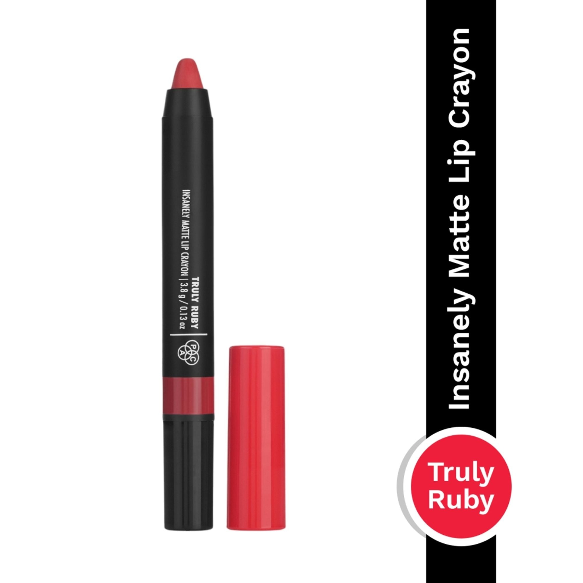 PAC Studio Insanely Matte Lip Crayon - Truly Ruby