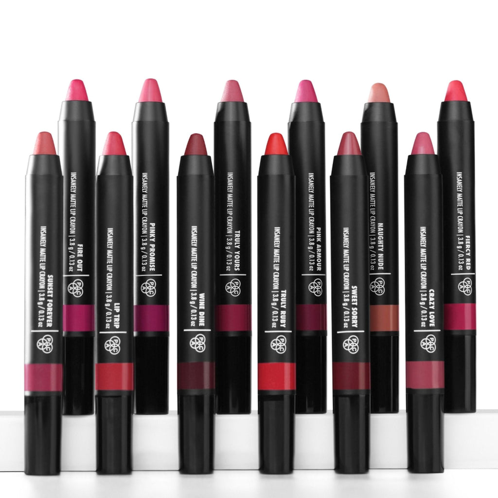 PAC Studio Insanely Matte Lip Crayon - Truly Ruby