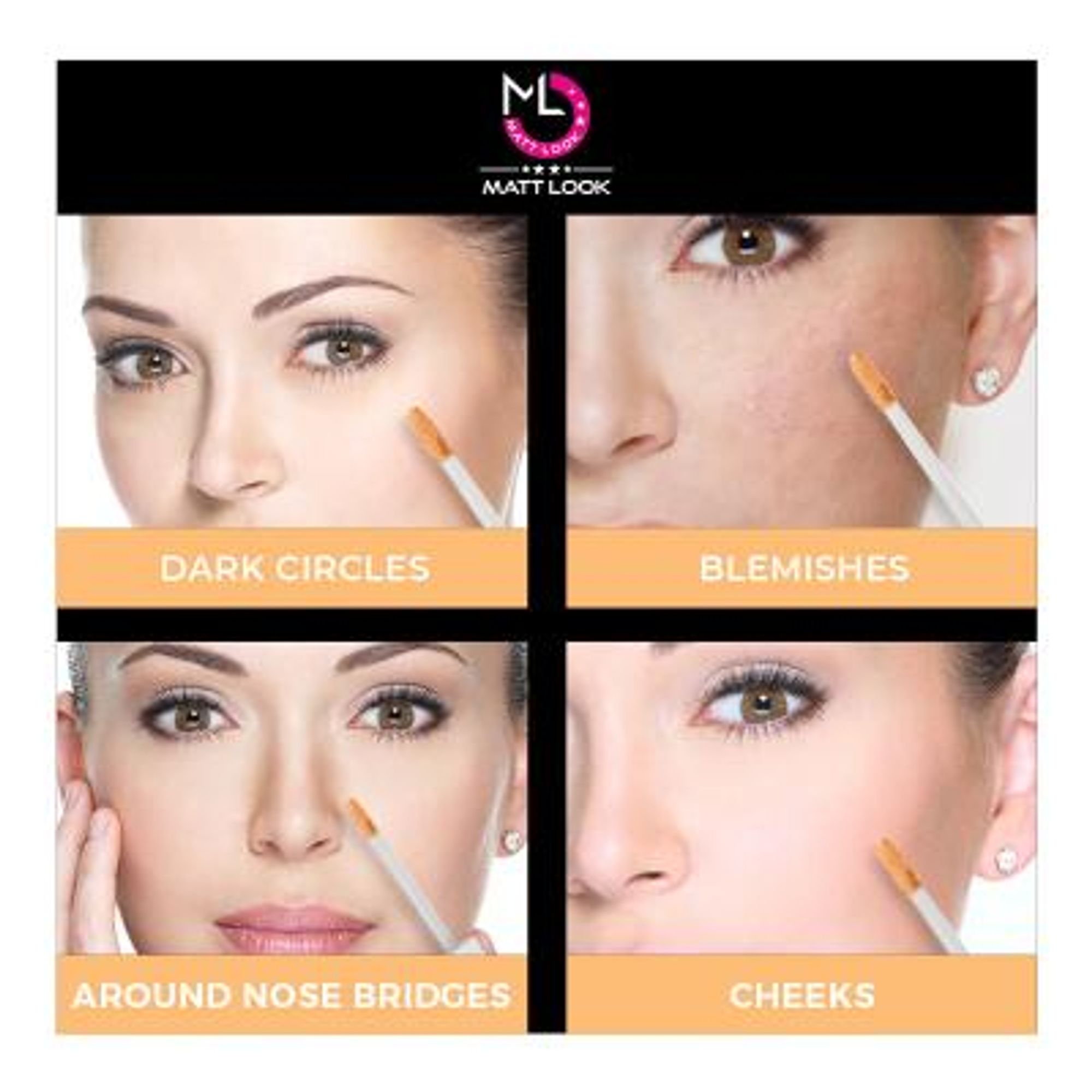 Matt Look Truly Matte Ultimate Cover Concealer - Soft Beige - Distacart