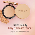 Swiss Beauty Silky & Smooth Oil Control Powder - 4 Natural Beige - Distacart