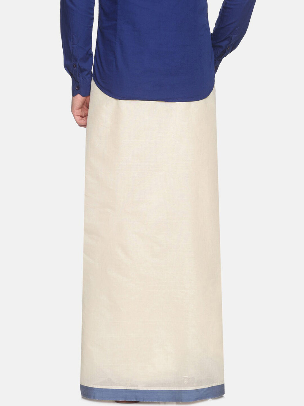 Sethukrishna Off White Traditional Kerala Double Mundu - Distacart