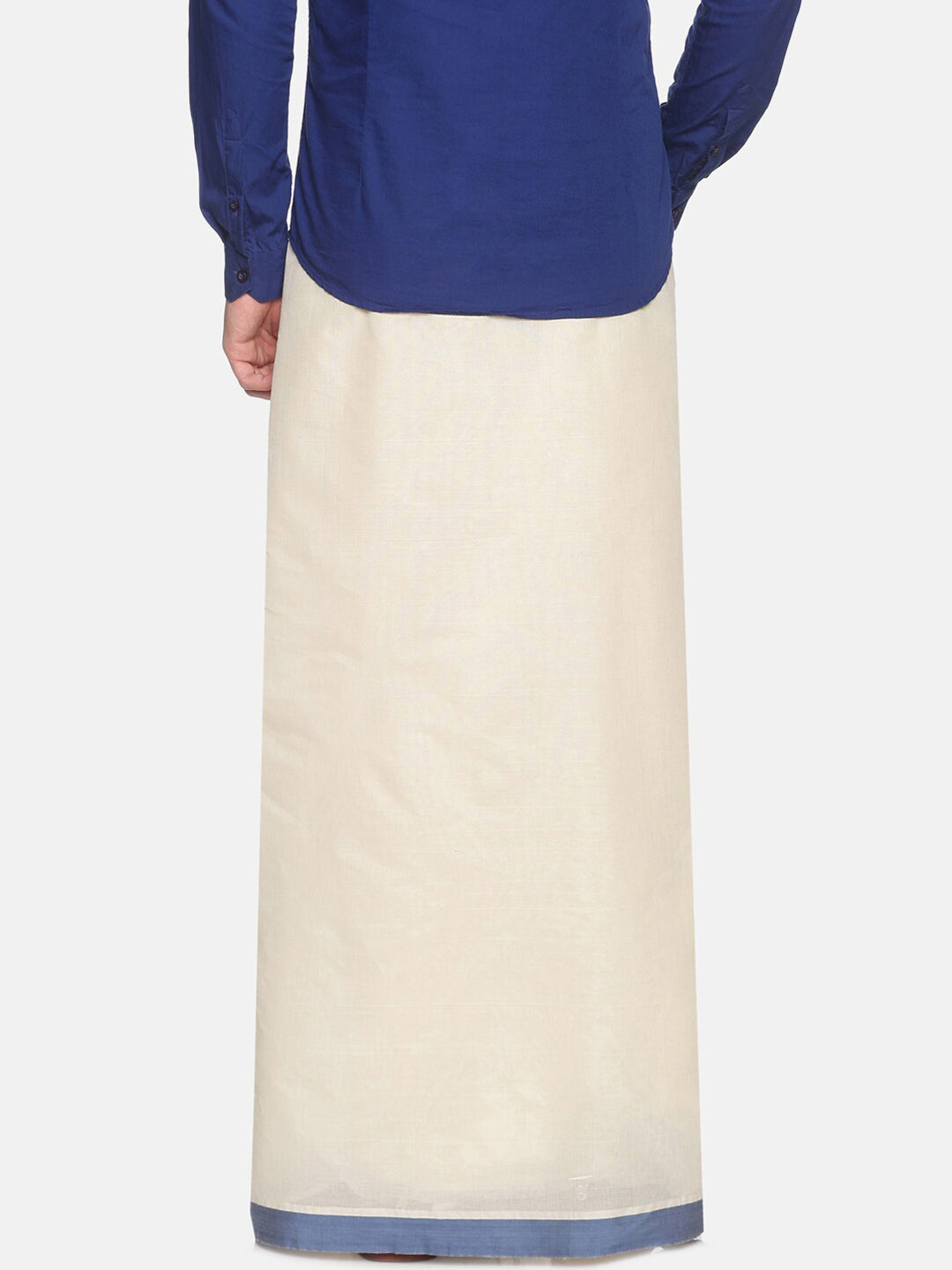 Sethukrishna Off White Traditional Kerala Double Mundu - Distacart